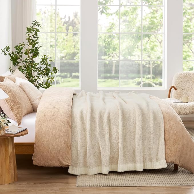 Snuggle Sac Ultra Soft Ivory Bedding Blanket Twin XL, Warm Fluffy Microfiber - Image 7