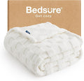 Bedsure GentleSoft White Twin XL Blanket by BEDSURE