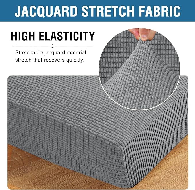 H.VERSAILTEX Super Stretch Individual Chaise Cover Sectional Couch Covers - Image 4