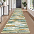 Lansny Modern Abstract Runner Rug 2.6x18 by lansny