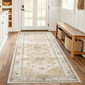 AMADA HOMEFURNISHING 2x6 Washable Runner Rug, Low-Profile Kitchen Rugs by AMADAHOMEFURNISHING