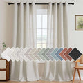 H.VERSAILTEX Living Room Linen Curtains by HVERSAILTEX