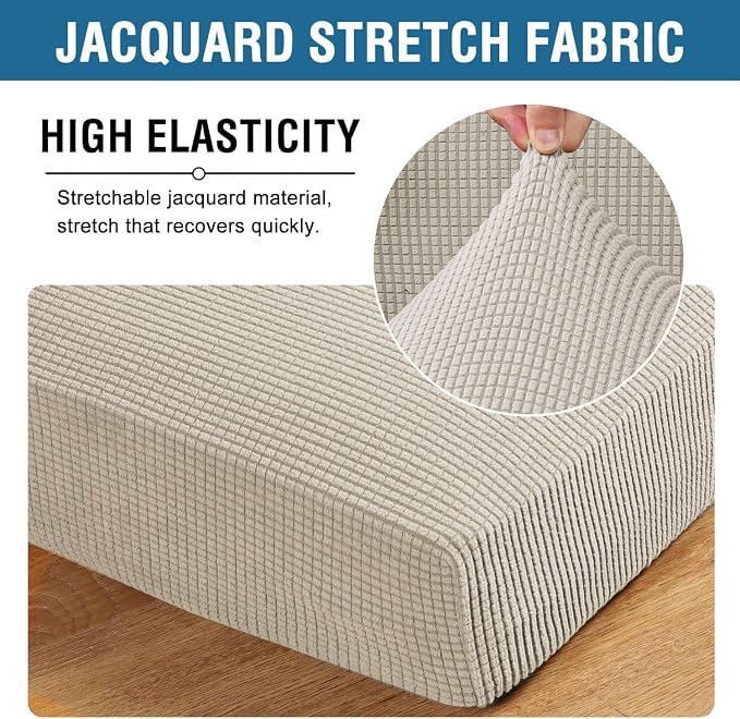 H.VERSAILTEX Super Stretch Individual Seat Cushion Covers - Image 4