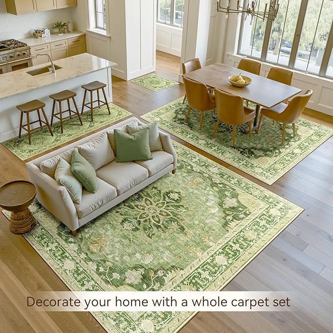 Area Rugs 2'x10' Runner Rug Non Slip Washable - Image 3