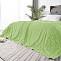 BEDELITE Fleece Blanket King Size – 3D Ribbed Jacquard Soft and Warm Decorative by BEDELITE