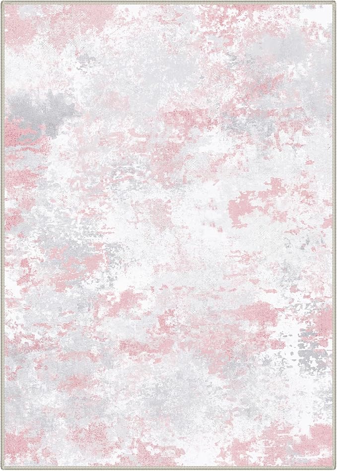 Area Rugs 5x7 for Living Room Bedroom, Modern Abstract Machine Washable Rug - Image 5
