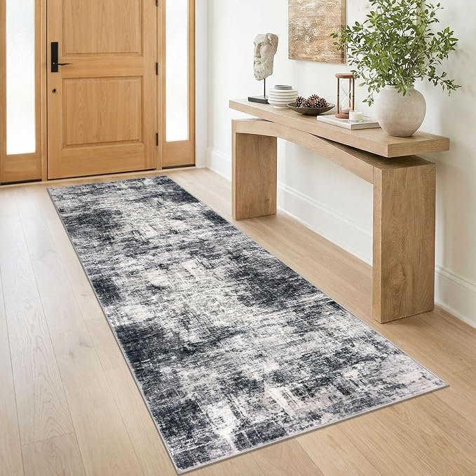 IOHOUZE Abstract Runner Rug 3x8 Ft Washable Runners by iOhouze