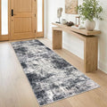 IOHOUZE Abstract Runner Rug 3x8 Ft Washable Runners by iOhouze