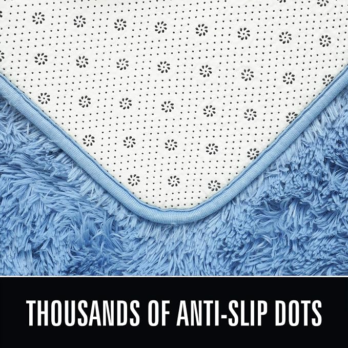 LOCHAS Ultra Soft Indoor Modern Area Rugs Fluffy Living Room Carpets - Image 2
