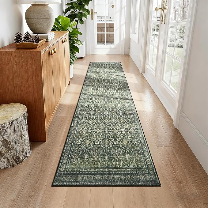 Lofus 2X 8 Area Rug for Hallways, Low Pile Soft Carpet Runner for Kitchen - Image 9