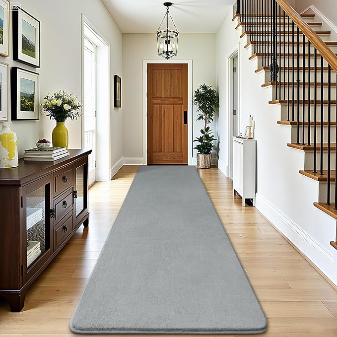 Amearea Modern Soft Hallway Runner Rug, 3x10 Feet Washable Long Runner Rugs by AmeareaDirect