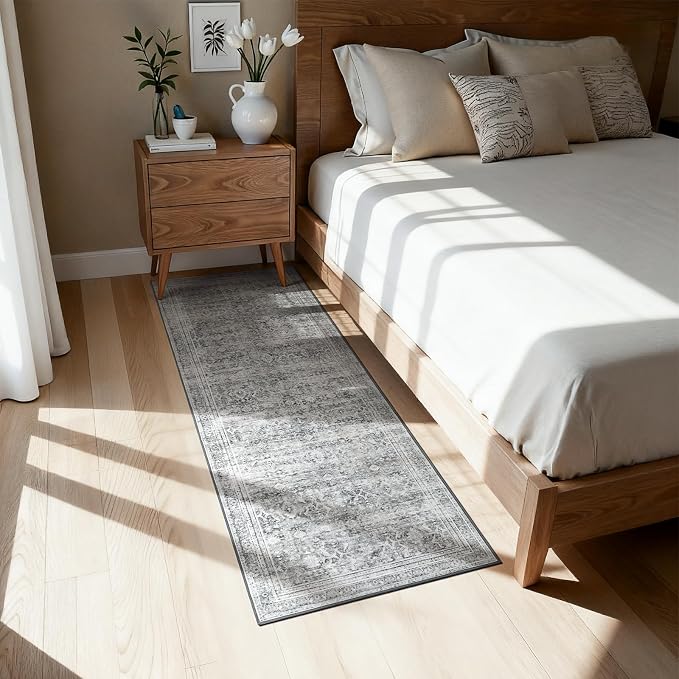 Lofus 2X 6 Area Rug for Hallways, Low Pile Soft Carpet Runner for Kitchen - Image 3
