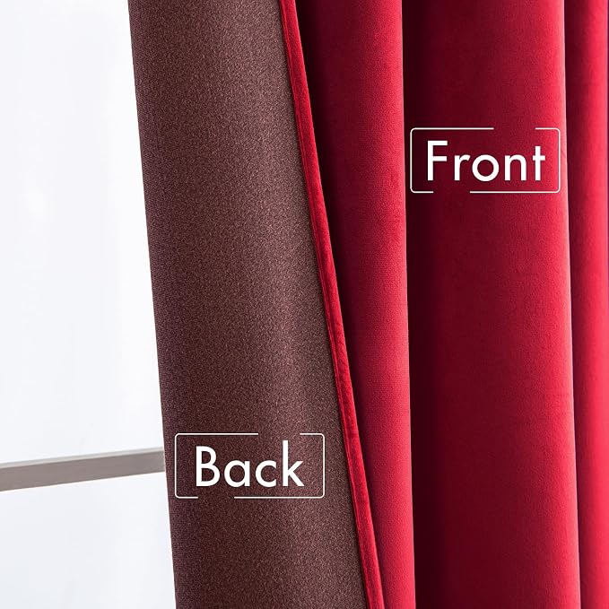MIULEE Velvet Curtains 96 inches - Image 6