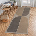 Lahome Enfys Modern Rainbow Easy Jute Rug, 2x6 Kitchen Runner Washable Rug by Lahome