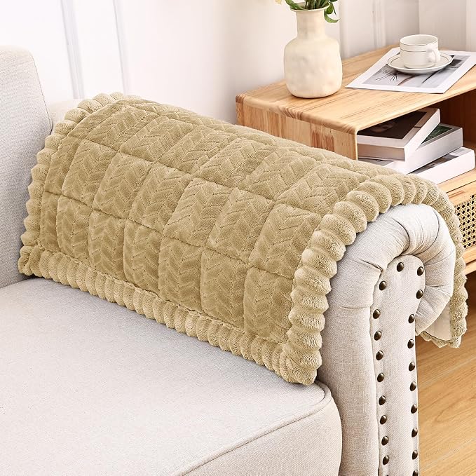 Smiry Couch Cover for Dogs, Non Slip Fuzzy Pet Sofa Arm Covers Washable | Sofa by Smiry