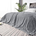 BEDELITE Fleece Throw Blanket for Couch – 3D Ribbed Jacquard Soft and Warm by BEDELITE