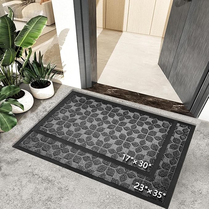 Bulijojo Sturdy Front Entrance Doormats, Durable Heavy Duty Welcome Mat - Image 6