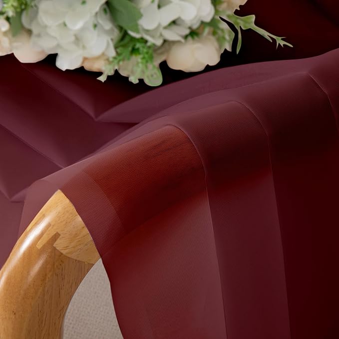 Aiyufeng Short Sheer Black Curtains - Image 6