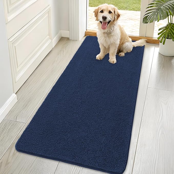 OLANLY Dog Door Mat for Muddy Paws 70x35, Absorbs Moisture and Dirt, Absorbent by OLANLY