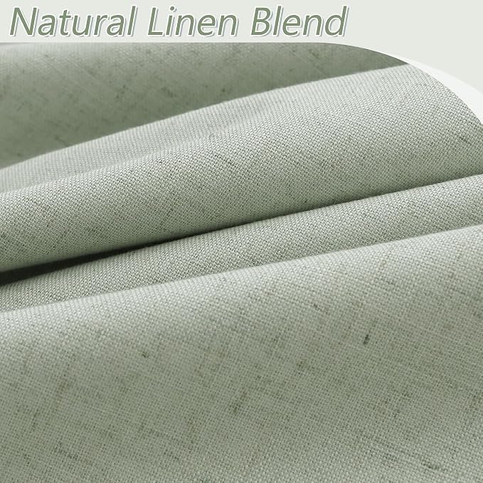 Guken 100% Blackout Curtains 120 Inch Length 2 Panels Set - Image 3