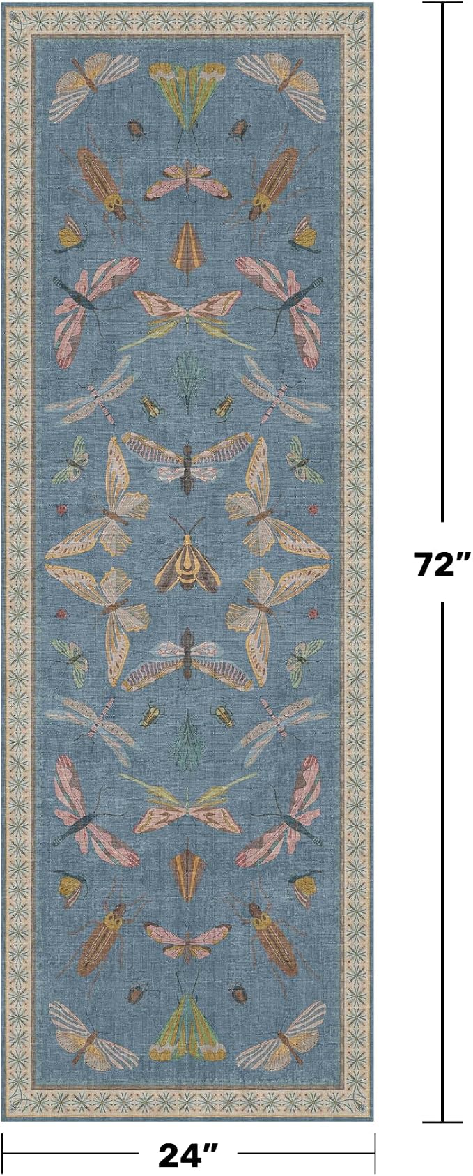 Hazo Haus Boho Non Slip Kitchen Rug Runner - Image 2
