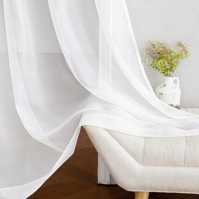 NICETOWN Sheer Curtains 90 inch Long - Image 7