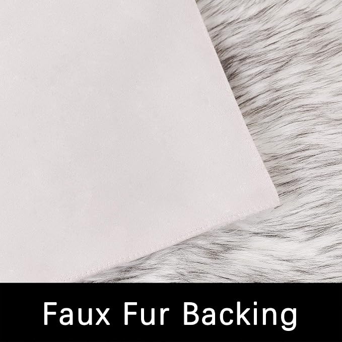 Latepis Large Circle Area Rugs for Living Room Round Rug 8ft Fluffy Bedroom - Image 3