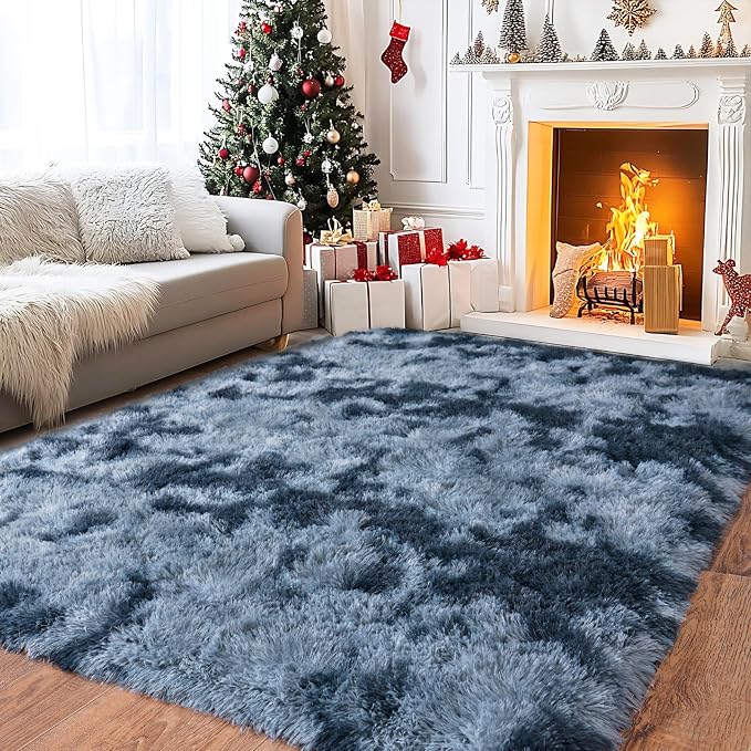 Pionblank Large Rug for Living Room 6x9 Feet, Modern Soft Shag Area Rug by PIONBLANK