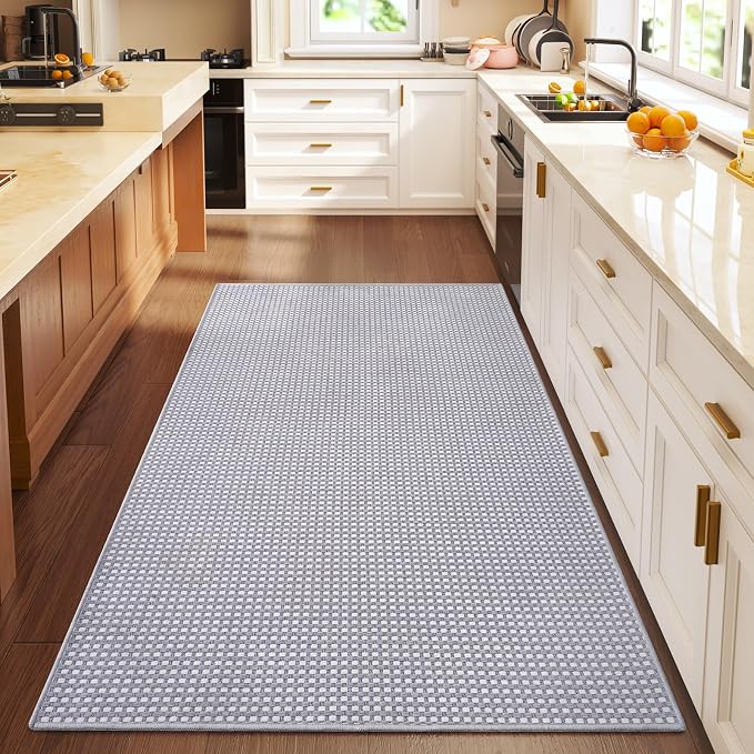 YDKGL 3x5 ft Area Rug Entryway Runner Rug Non Slip Washable, Boho Woven Kitchen - Image 3