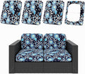 hyha 4Pcs Patio Cushion Covers, Stretch Outdoor Couch Cushion Covers Replacement by hyha