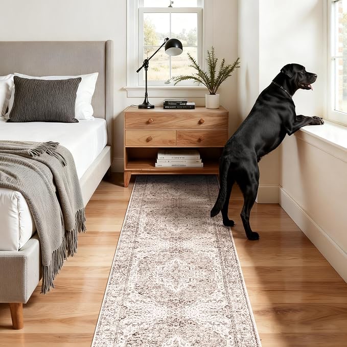 Lofus 2x10 Runner Rug for Hallways, Washable Kitchen Rugs, Non-Slip Rugs for - Image 3