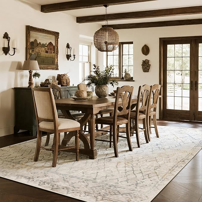 Washable Rugs 8x10 Area Rugs for Living Room, Dining Room- Large Ultra Soft - Image 8