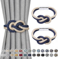 NICEEC 2 Pack Mini Magnetic Curtain Tiebacks Nordic Simple Style Drape Tie by NICEEC
