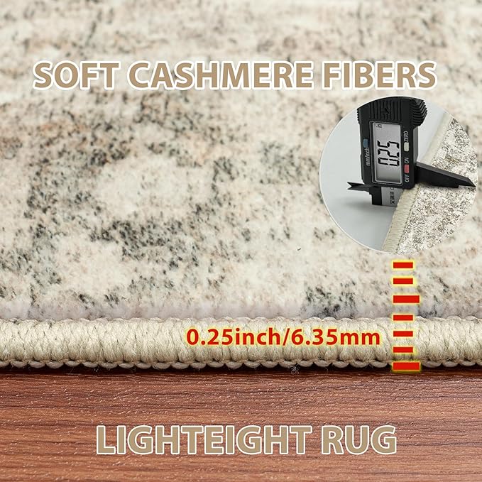 Runner Rug for Hallways Kitchen 2'6"x8' Washable Non Slip: Carpet Non Skid 8ft - Image 6