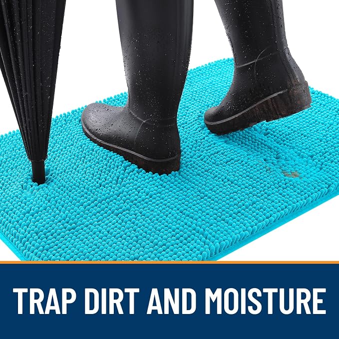 OLANLY Dog Door Mat for Muddy Paws 44x24, Absorbs Moisture and Dirt, Absorbent - Image 2