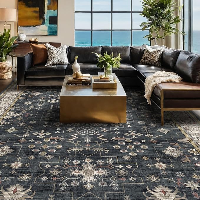 Hazo Haus Boho Dining Room Rugs - Image 3