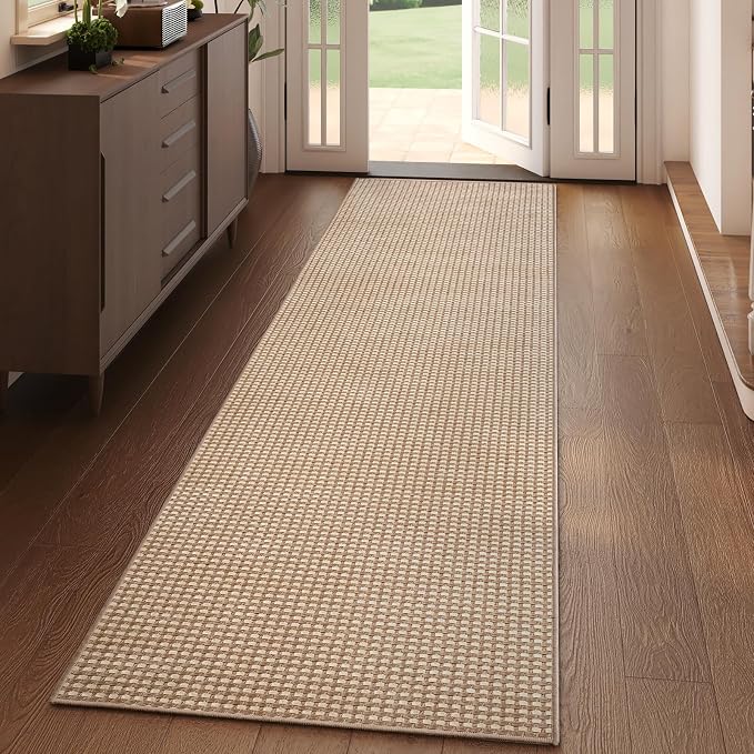 YDKGL 2x6 ft Boho Kitchen Runner Rugs Mat Non Slip Woven Runners - Image 3