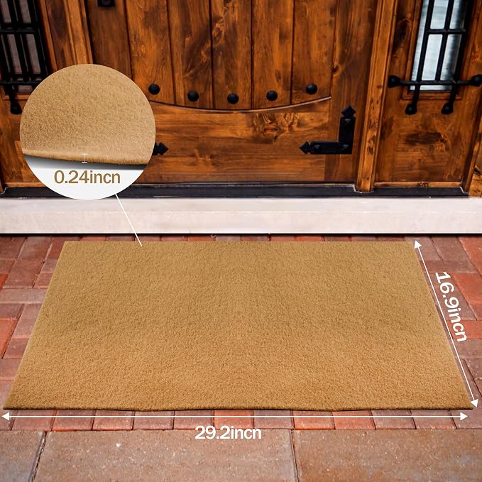 6 Pack Blank Door Mats for Crafting and Painting, 30x17 Inch Artificial Coir - Image 3
