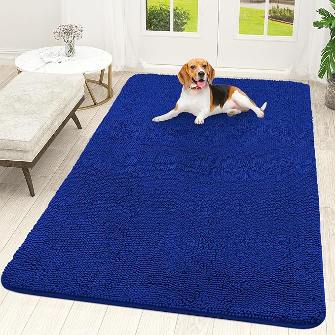 OLANLY Dog Door Mat for Muddy Paws 70x46, Absorbs Moisture and Dirt, Absorbent by OLANLY