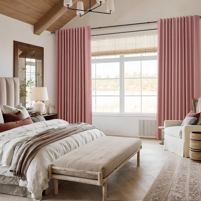 Guken 100% Blackout Curtains 84 Inch Length 2 Panels Set - Image 8