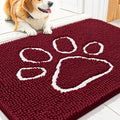 Smiry Dog Door Mat for Muddy Paws, Absorbent Dirt Trapper Non Slip Quick Dry by Smiry