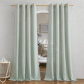 NICETOWN Rustic Linen 132 inch Long Curtains by NICETOWN