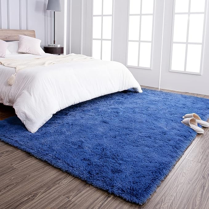 TWINNIS Super Soft Shaggy Rugs Fluffy Carpets 8x10 Feet, Indoor Modern Plush - Image 5