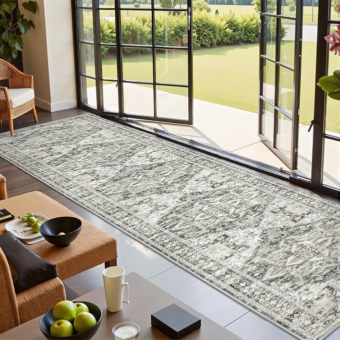 Hallway Runner Rug 2x12, Extra Long Washable Runner Rugs - Image 4