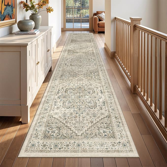 Runner Rug 2x10, Ultra-Thin Kitchen Rugs Non Slip Washable Rugs - Image 4