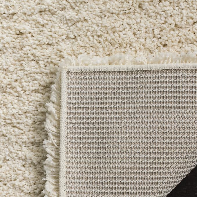 SAFAVIEH California Premium Shag Collection 9'6" x 13' Ivory SG151 Non-Shedding - Image 8