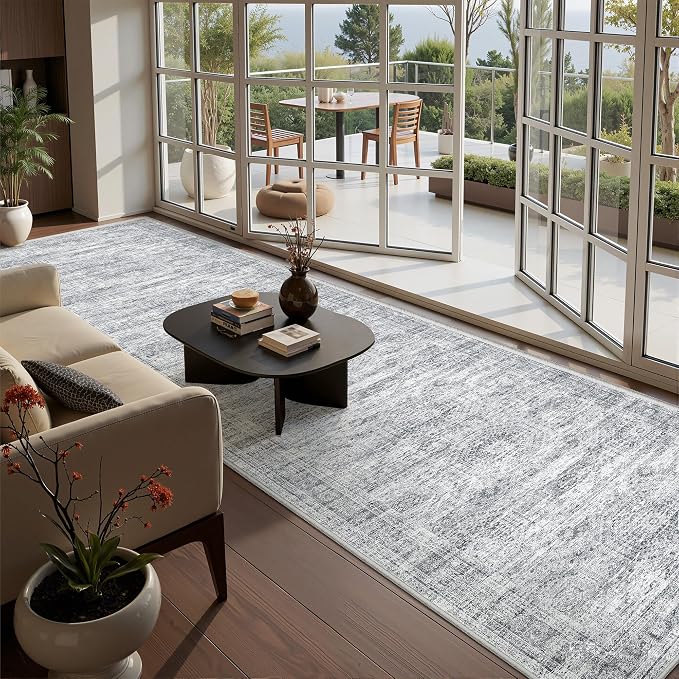 Washable Runner Rug 2.5x12, Non-Slip Long Bathroom Rugs Runner - Image 3