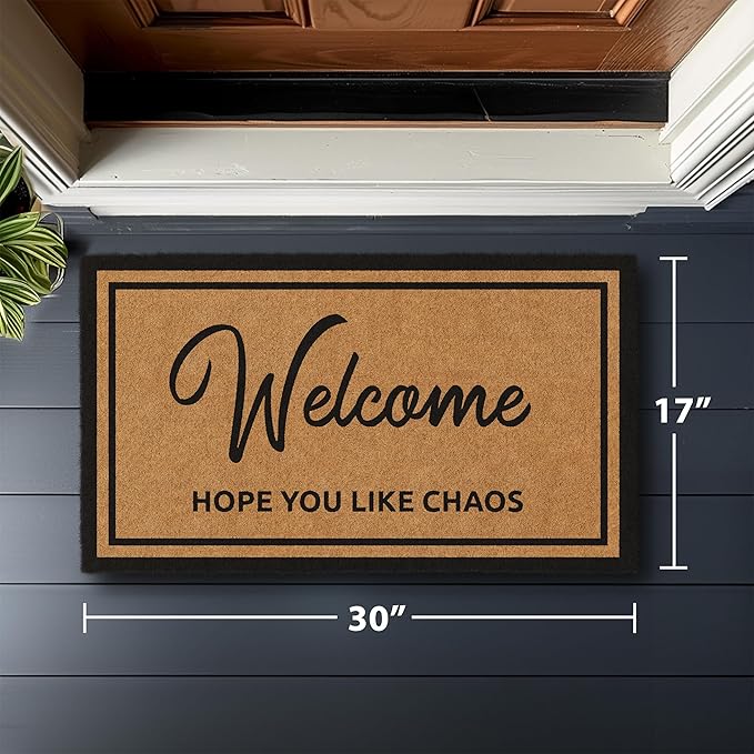 Barnyard Designs Natural Coco Coir Heavy Duty Backing Doormat - Image 3