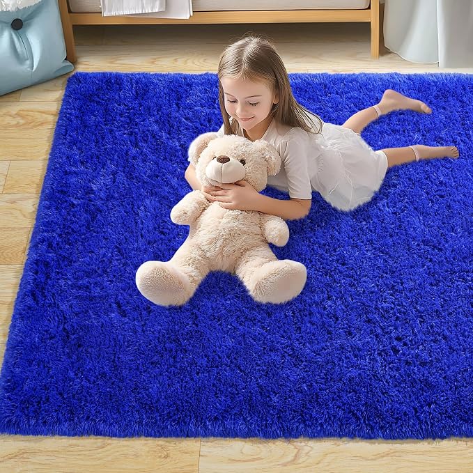 Pionblank Large Rug for Living Room 6x9 Feet, Modern Soft Shag Area Rug - Image 8