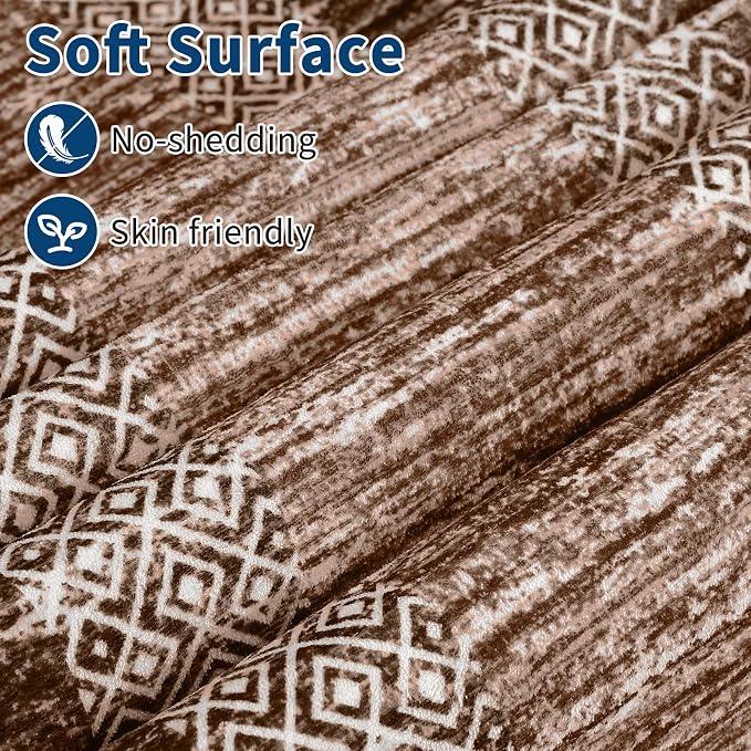 GarveeHome Washable Rug 5x7 Modern Bordered Rug - Image 3